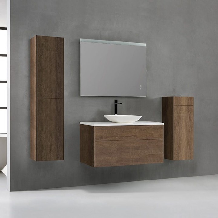 Koupelnová skříňka StoneArt Venice VE-1000pro-2 dubová tmavá 100×52