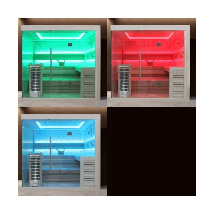 Luxusní finská sauna Bellagio E1246C Cilindro 180x180x216
