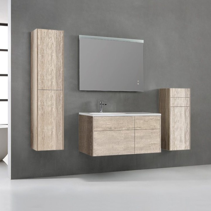 Koupelnový nábytek – set StoneArt Venice VE-1010-I dubový světlý 100×52 levé provedení