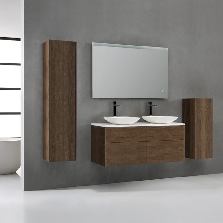 Koupelnová skříňka StoneArt Venice VE-1200pro-2 dubová tmavá 120×52