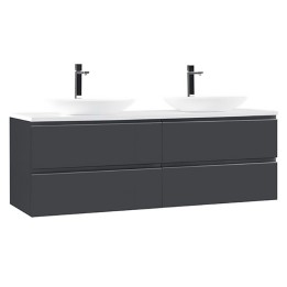 Koupelnová skříňka StoneArt Monte Carlo MC-1600pro-3 tmavě šedá 160×52