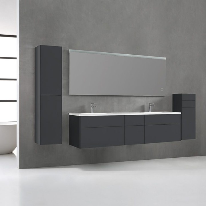 Koupelnová skříňka StoneArt Venice VE-2000-I tmavě šedá 200×52