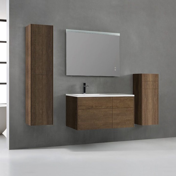 Koupelnový nábytek – set StoneArt Venice VE-1010-II dubový tmavý 100×52 levé provedení