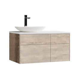 Koupelnová skříňka StoneArt Venice VE-1010pro-3 dubová světlá 100×52 levé provedení