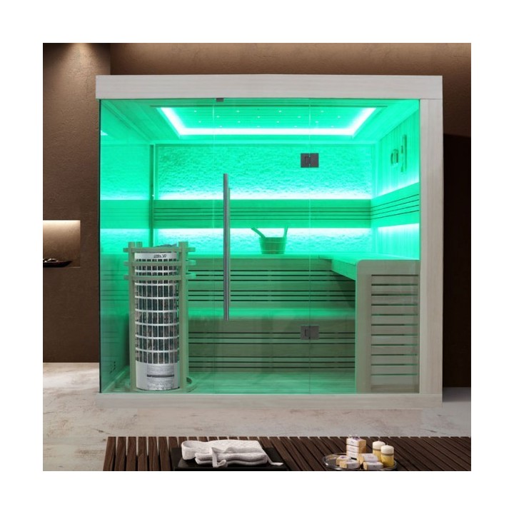Luxusní finská sauna Bellagio E1246C Cilindro 180x180x216