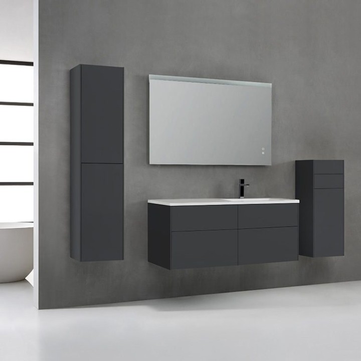Koupelnový nábytek – set StoneArt Venice VE-1210-II tmavě šedý 120×52 pravé provedení