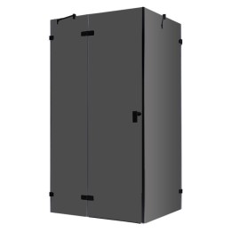 Sprchový kout EAGO AWT LAS1200-B černý 120×90 levé provedení
