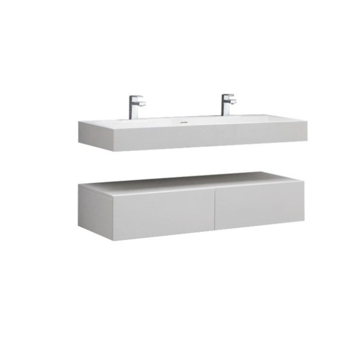 Koupelnová skříňka StoneArt LP4512-1 bílá 120×48 matná