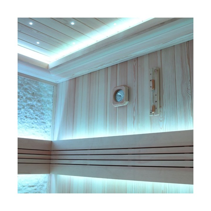 Luxusní finská sauna Bellagio E1246C Kiwi 180x180x216