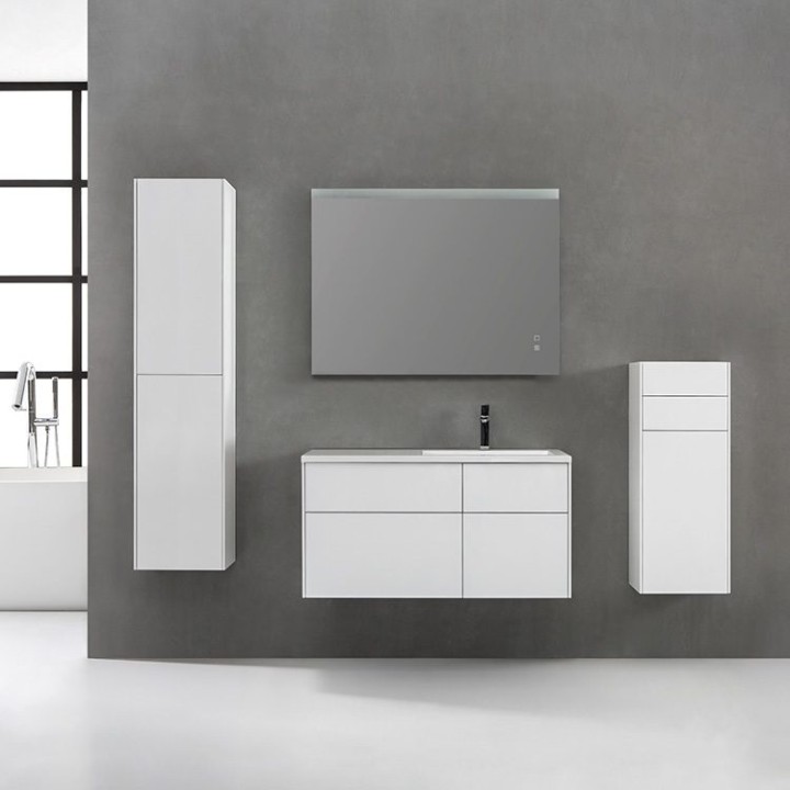 Koupelnová skříňka StoneArt Venice VE-1010-II dubová tmavá 100×52 pravé provedení