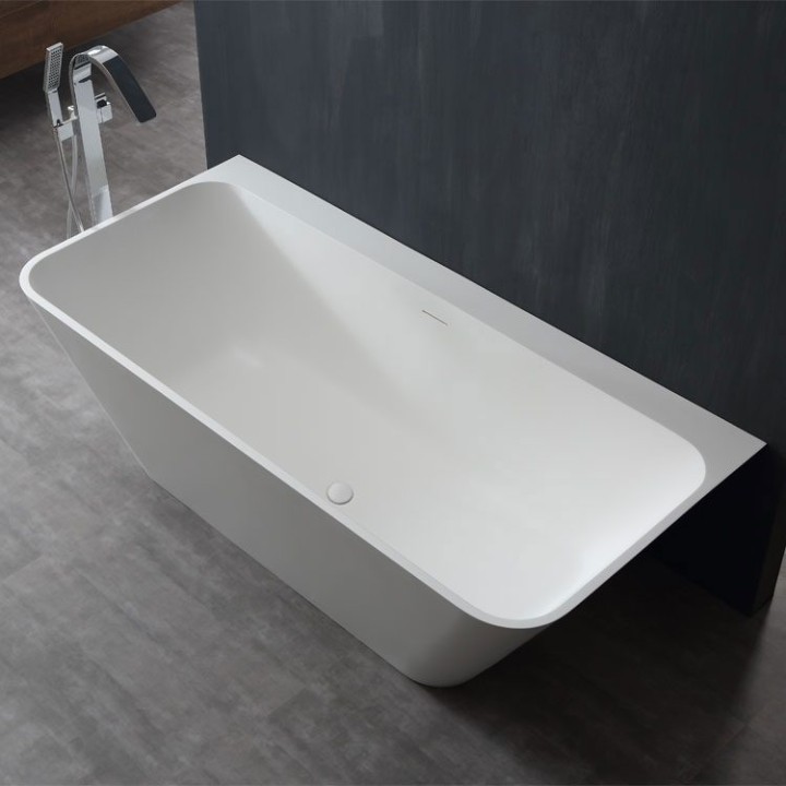 Volně stojící vana StoneArt BS-519 bílá 180×85 matná