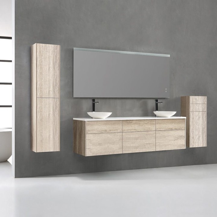 Koupelnový nábytek – set StoneArt Venice VE-1800pro-4 dubový světlý 180×52