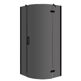 Sprchový kout EAGO AWT LBR0906-B černý 90×90 pravé provedení