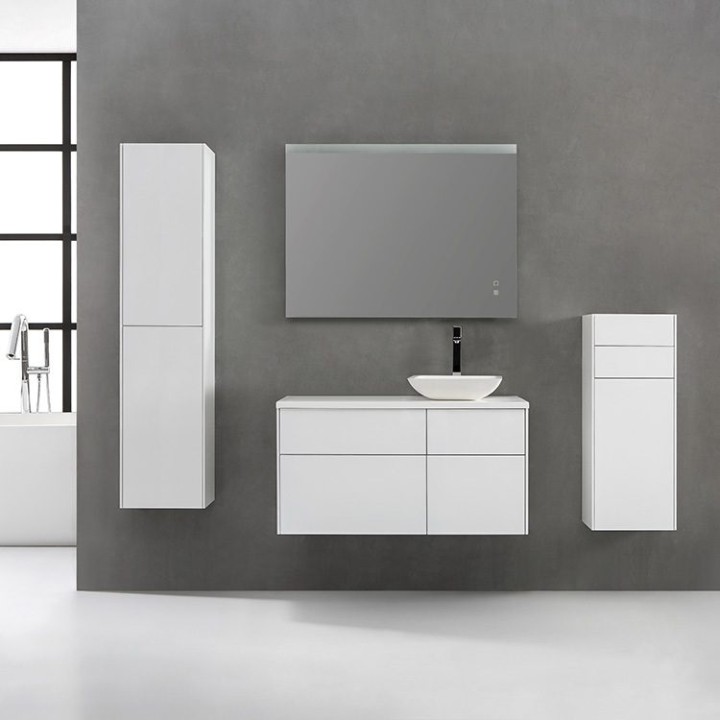 Koupelnová skříňka StoneArt Venice VE-1010pro-2 dubová světlá 100×52 pravé provedení