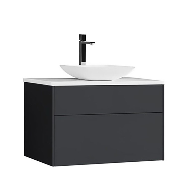 Koupelnová skříňka StoneArt Venice VE-0800pro-2 tmavě šedá 80×52