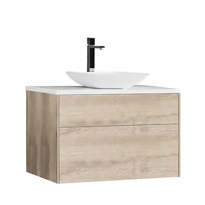 Koupelnová skříňka StoneArt Venice VE-0800pro-2 dubová světlá 80×52