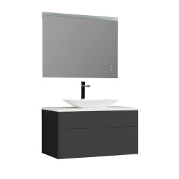 Koupelnový nábytek – set StoneArt Venice VE-1000pro-1 tmavě šedý 100×52
