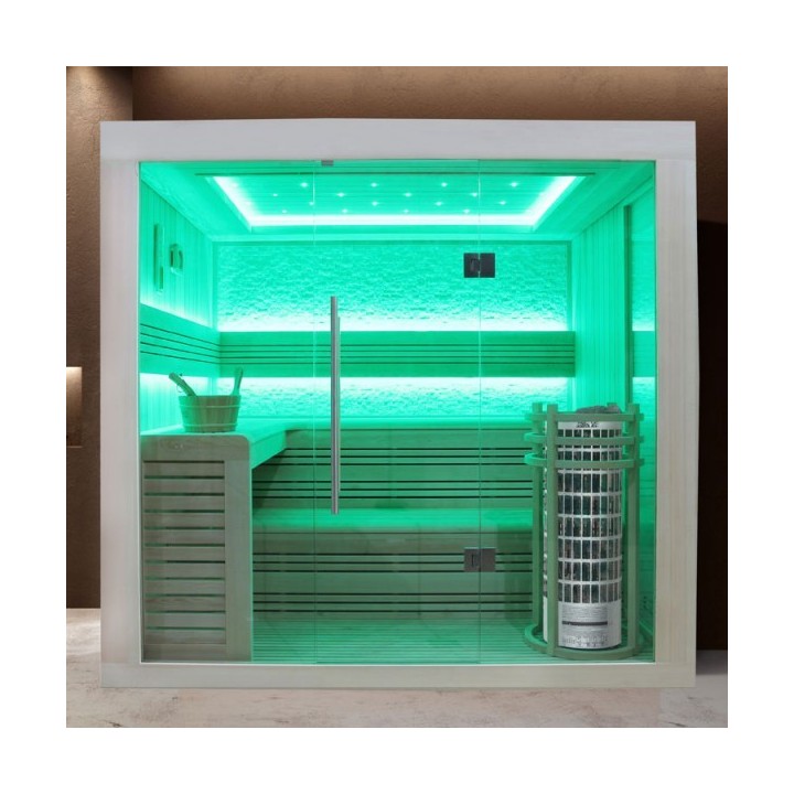 Luxusní finská sauna Bellagio E1247C Cilindro 180x180x216