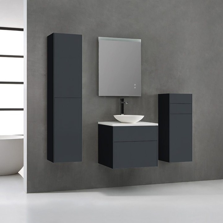 Koupelnová skříňka StoneArt Venice VE-0600pro-4 tmavě šedá 60×52