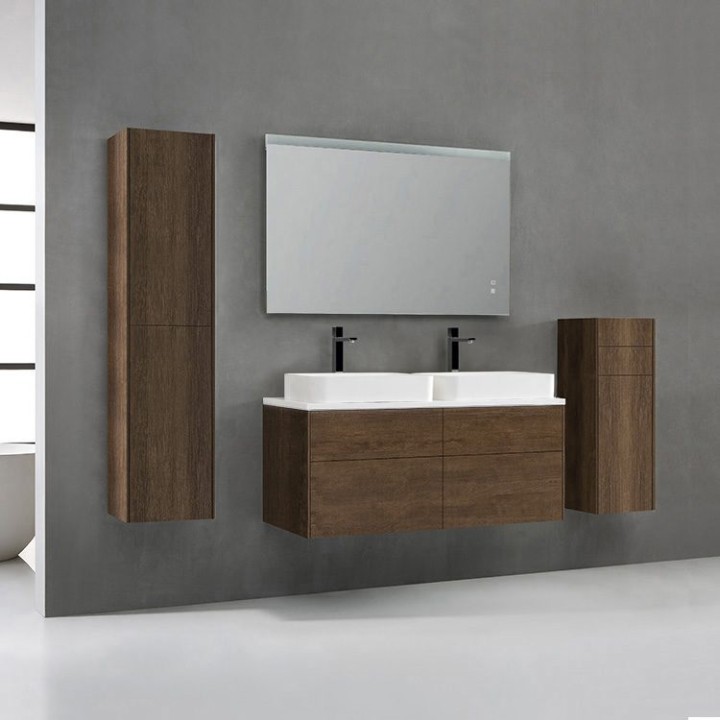 Koupelnový nábytek – set StoneArt Venice VE-1200pro-5 dubový tmavý 120×52