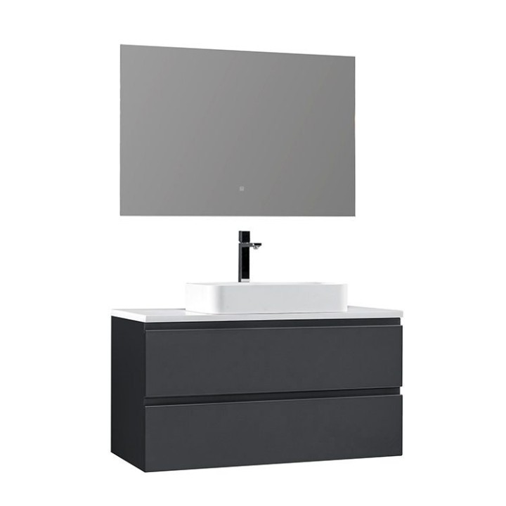 Koupelnový nábytek – set StoneArt Monte Carlo MC-1000pro-5 tmavě šedý 100×52