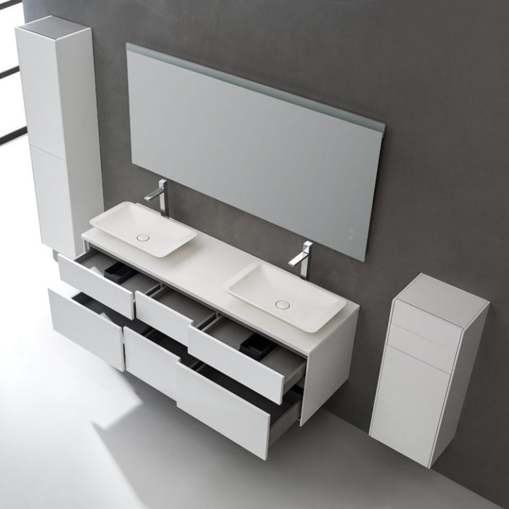 Koupelnová skříňka StoneArt Venice VE-1610pro-1 dubová tmavá 160×52