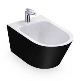 Závěsný bidet StoneArt TFS-111P černobílý 52×37 matný