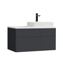 Koupelnová skříňka StoneArt Venice VE-1010pro-5 tmavě šedá 100×52 pravé provedení