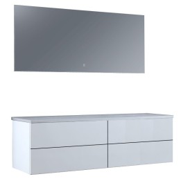 Koupelnový nábytek – set StoneArt Brugge BU-1601pro bílý 160×50