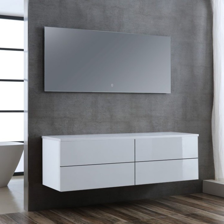Koupelnový nábytek – set StoneArt Brugge BU-1601pro bílý 160×50