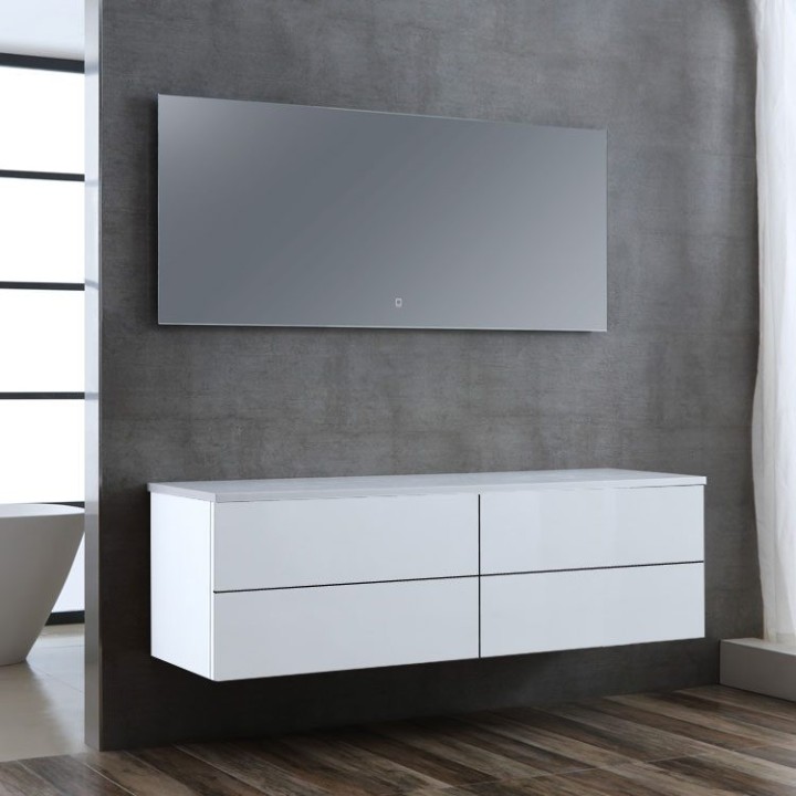 Koupelnový nábytek – set StoneArt Brugge BU-1601pro bílý 160×50
