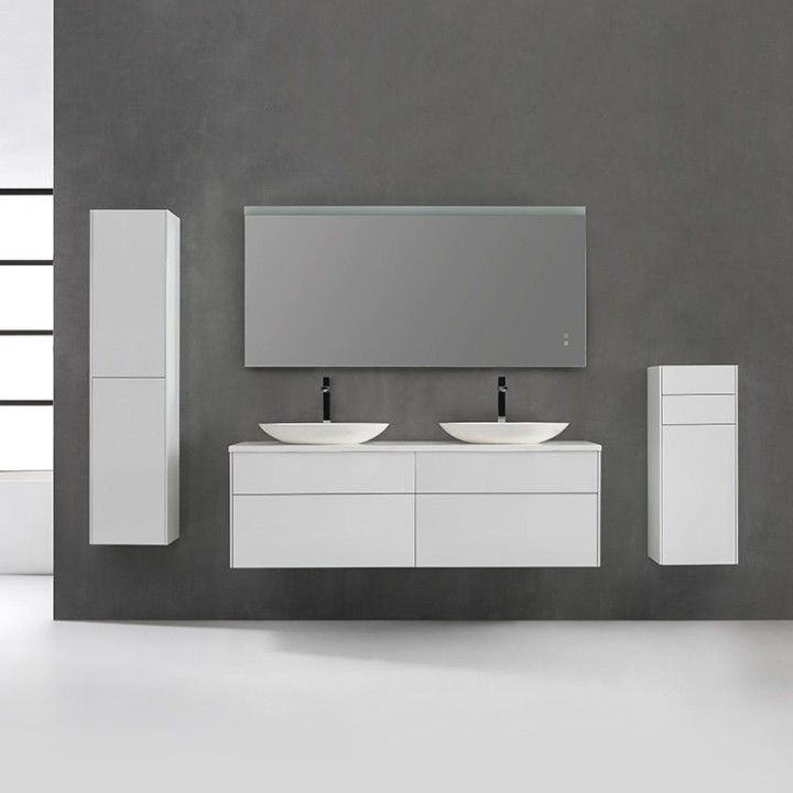 Koupelnový nábytek – set StoneArt Venice VE-1600pro-3 tmavě šedý 160×52