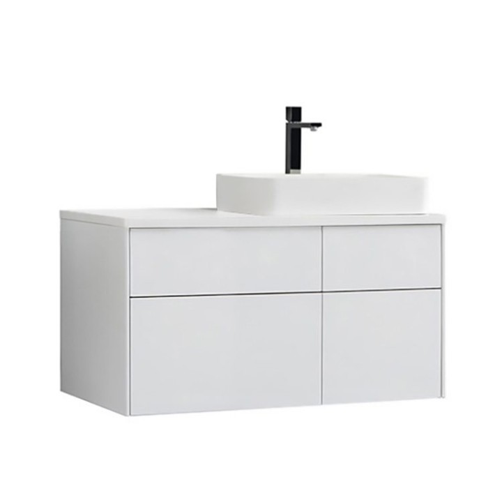 Koupelnová skříňka StoneArt Venice VE-1010pro-5 bílá 100×52 pravé provedení