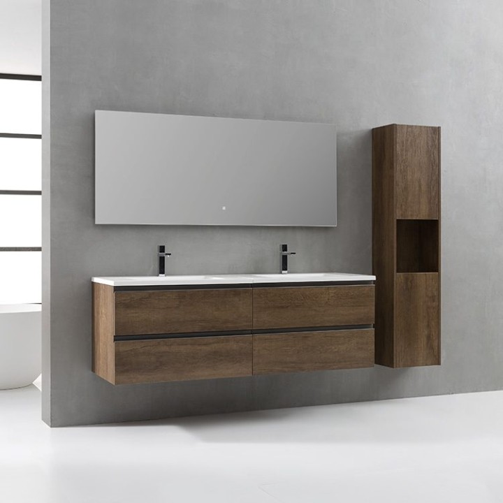 Koupelnový nábytek – set StoneArt Monte Carlo MC-1600 dubový tmavý 160×52
