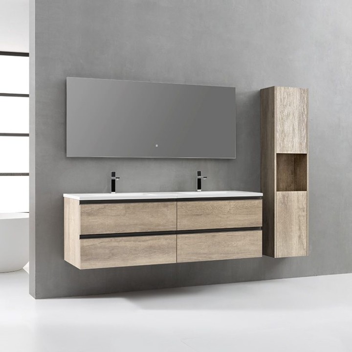Koupelnový nábytek – set StoneArt Monte Carlo MC-1600 dubový světlý 160×52