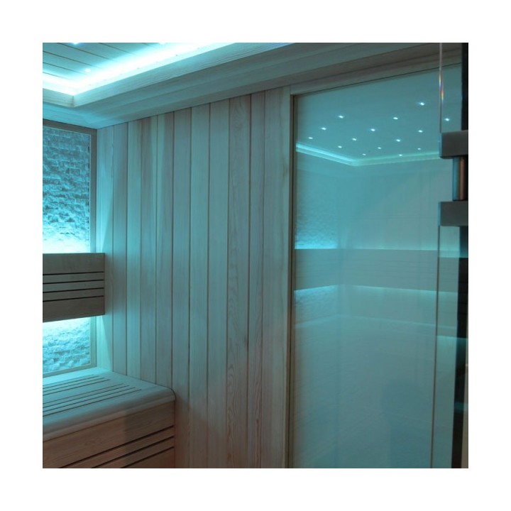 Luxusní finská sauna Bellagio E1246C Kiwi 180x180x216