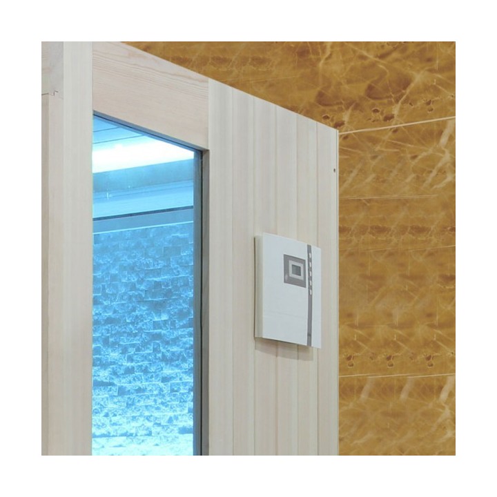 Luxusní finská sauna Bellagio E1246C Kiwi 180x180x216