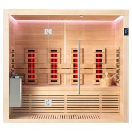 Infrakabina EAGO AWT E1250A-IR hemlock 210×110 6 kW TheWall