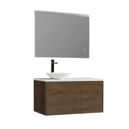 Koupelnový nábytek – set StoneArt Venice VE-1010pro-4 dubový tmavý 100×52 levé provedení