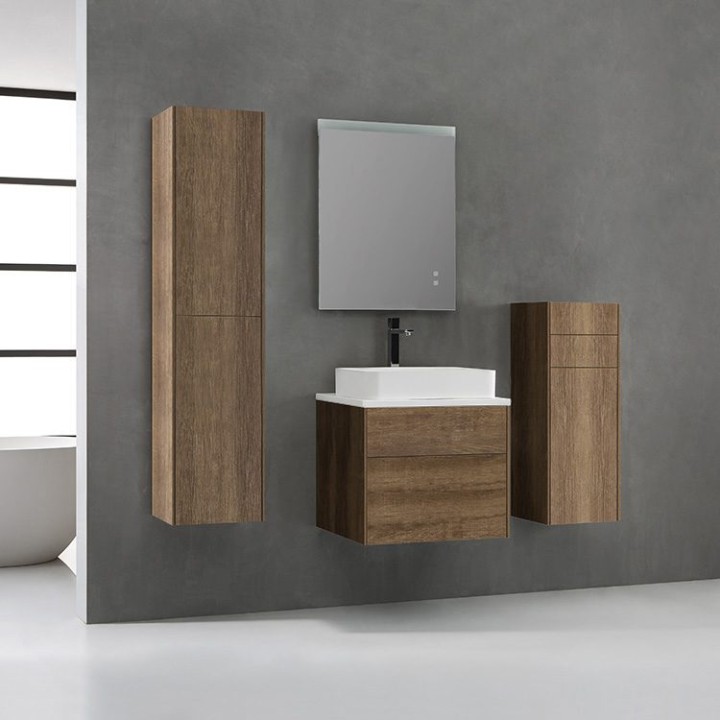 Koupelnový nábytek – set StoneArt Venice VE-0600pro-5 dubový tmavý 60×52