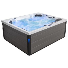 Venkovní vířivka EAGO AWT IN-406 extreme za Sterling Silver 225×185 šedá