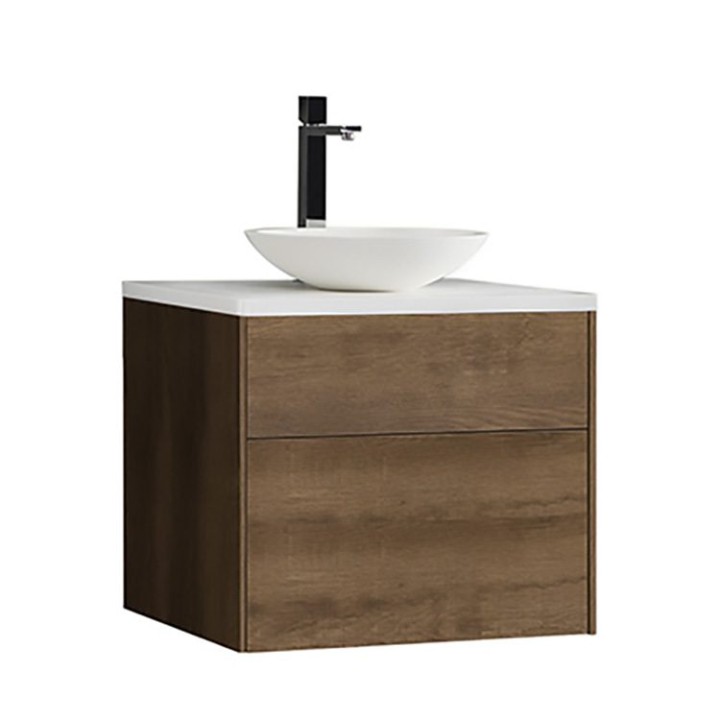 Koupelnová skříňka StoneArt Venice VE-0600pro-4 dubová tmavá 60×52