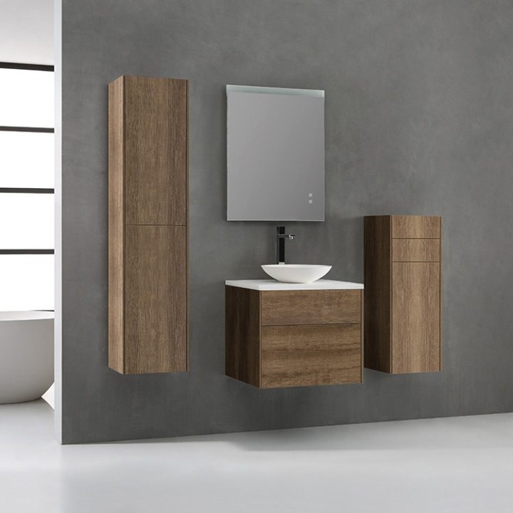 Koupelnová skříňka StoneArt Venice VE-0600pro-4 dubová tmavá 60×52