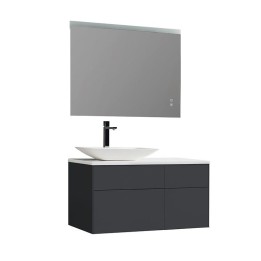 Koupelnový nábytek – set StoneArt Venice VE-1010pro-1 tmavě šedý 100×52 levé provedení