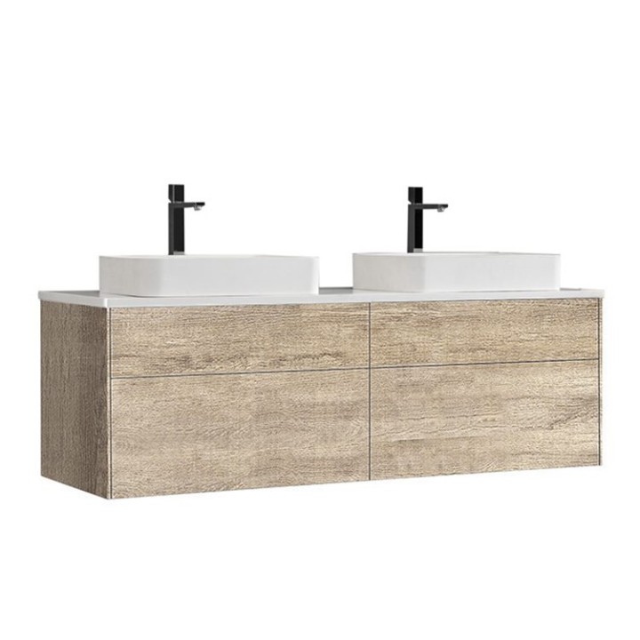 Koupelnová skříňka StoneArt Venice VE-1600pro-5 dubová světlá 160×52