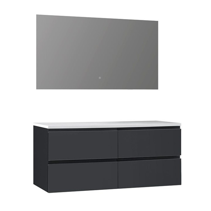 Koupelnový nábytek – set StoneArt Monte Carlo MC-1200pro tmavě šedý 120×52