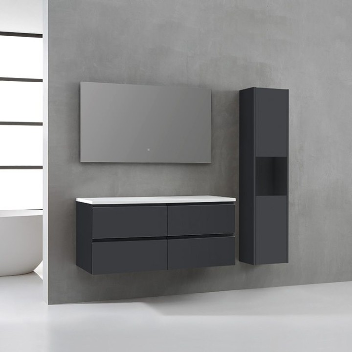 Koupelnový nábytek – set StoneArt Monte Carlo MC-1200pro tmavě šedý 120×52
