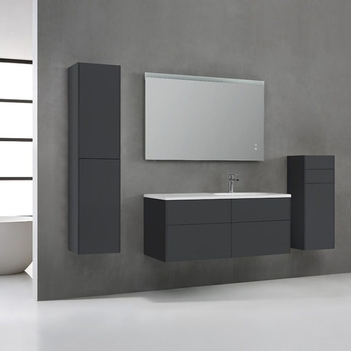 Koupelnová skříňka StoneArt Venice VE-1210-I tmavě šedá 120×52 pravé provedení