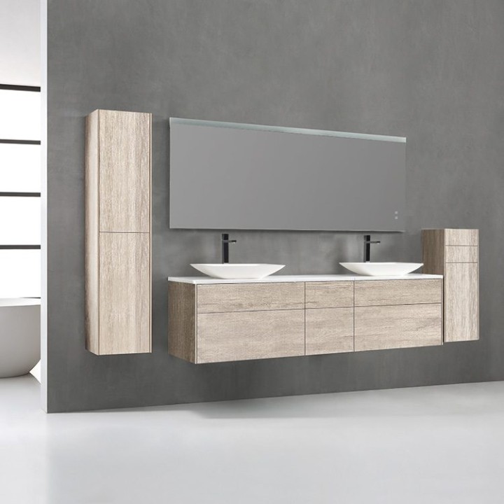 Koupelnový nábytek – set StoneArt Venice VE-2000pro-1 dubový světlý 200×52