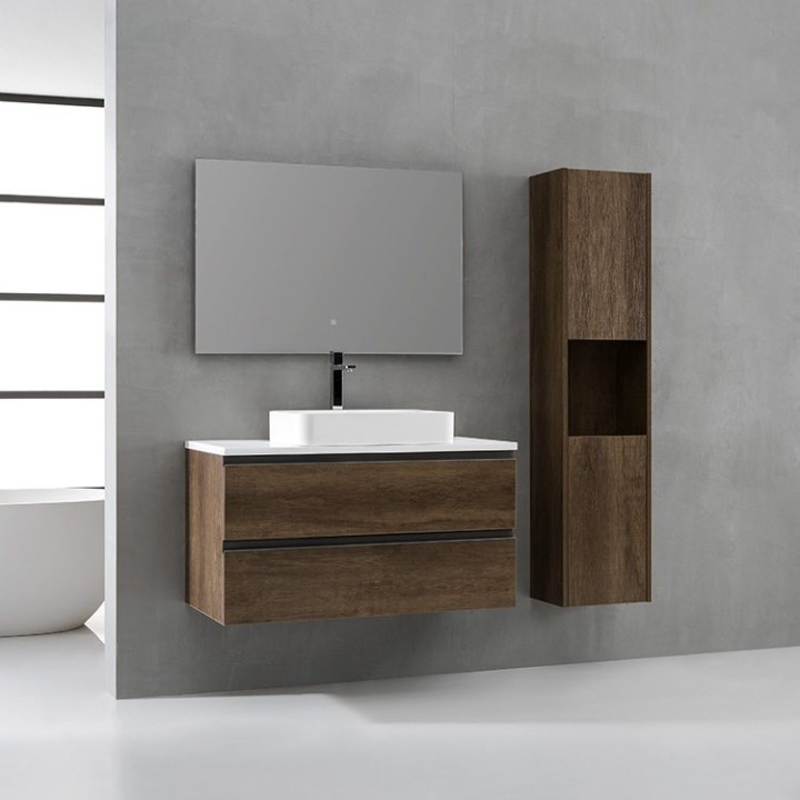 Koupelnový nábytek – set StoneArt Monte Carlo MC-1000pro-5 dubový tmavý 100×52